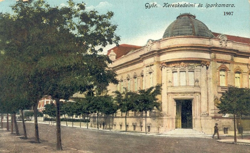 Kereskedelmi és Iparkamara Épülete Győr, 1907